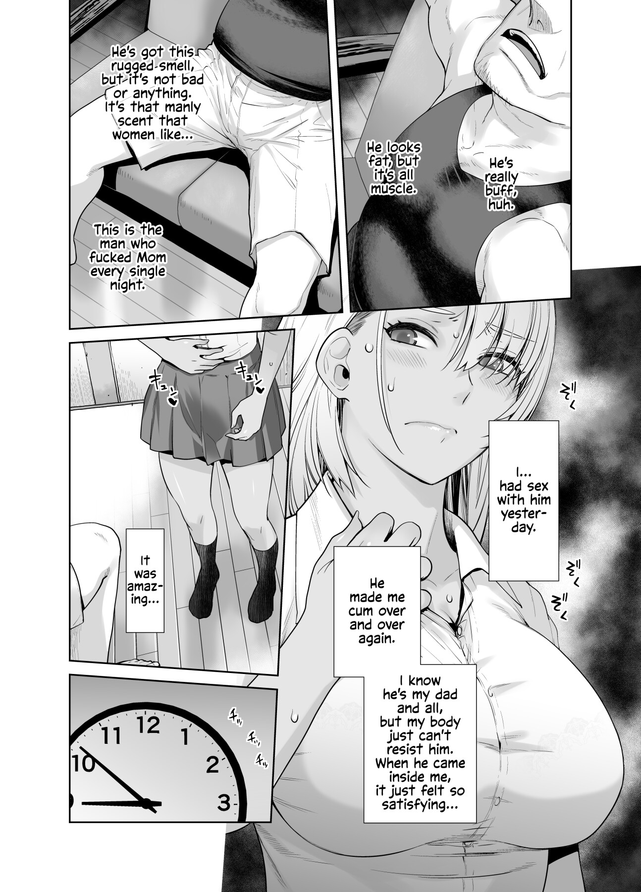 Hentai Manga Comic-Gyaru Daughter Has Passionate Sex With Her Dad 2-Read-8